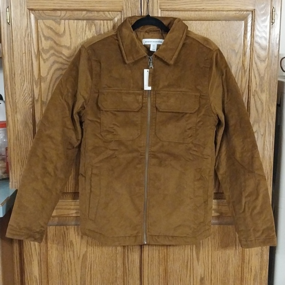 Corduroy Insulated Work Jacket NWT Men's Size XS Unisex Chestnut‎ Brown Gorpcore